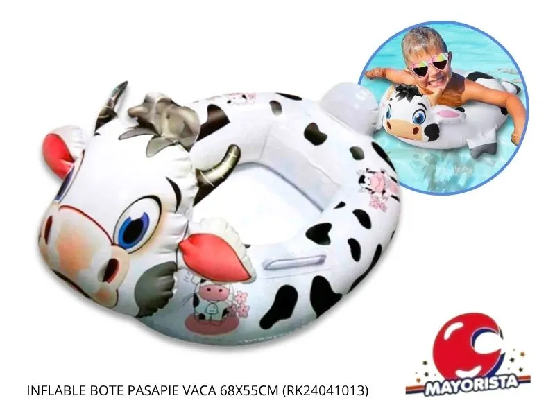 INFLABLE BOTE PASAPIE VACA 68X55CM (RK24041013) RECKO