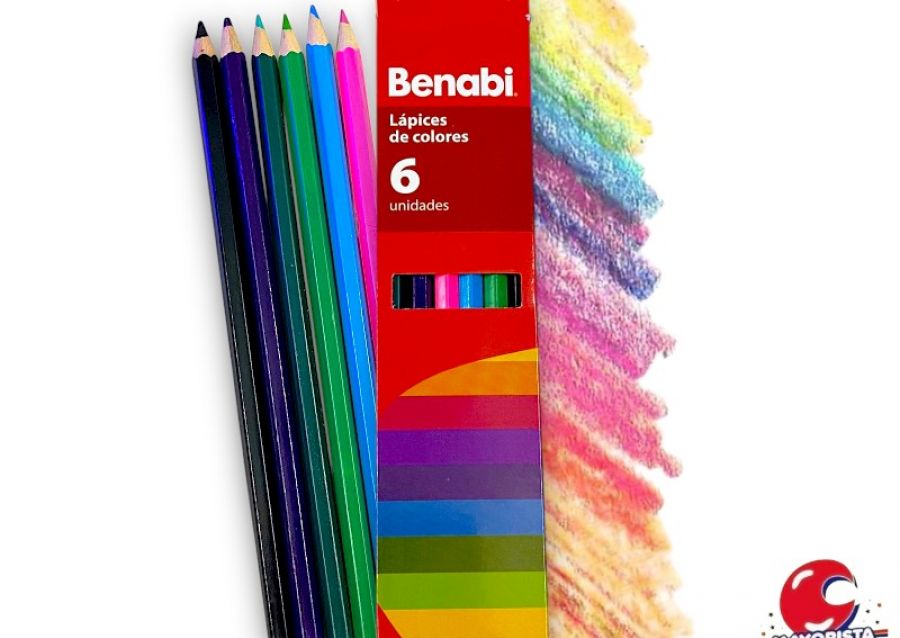 LAPIZ COLOR LARGO X 6 (BNB25814) BENABI