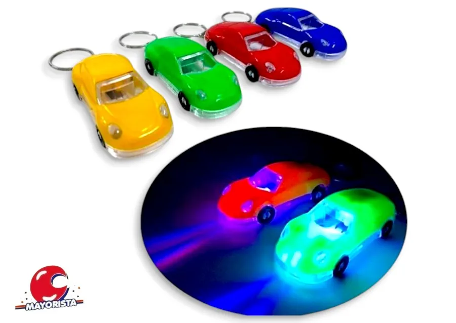 LLAVERO C/LUZ AUTO DEPORTIVO X1 (ZLE-CLP-54-01) ERIK