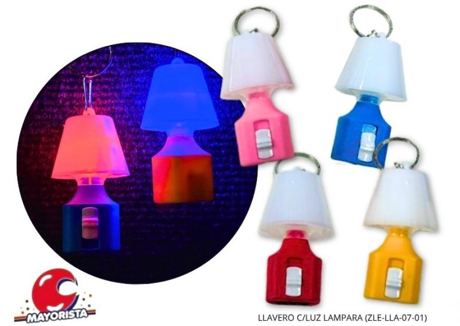 LLAVERO C/LUZ LAMPARA (ZLE-LLA-07-01) ERIK