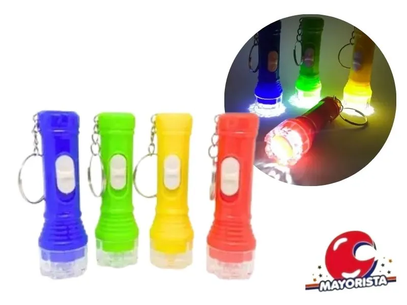 [1443] LLAVERO C/LUZ LINTERNA X 1 (YJ0852) YJ IMPORT