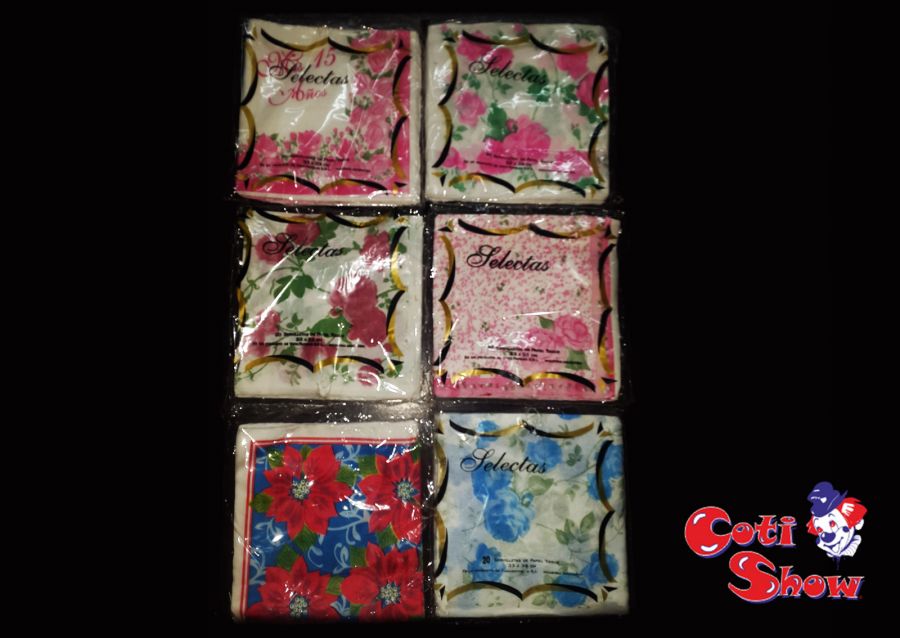 [2787] OFERTA 2026 - SERVILLETAS X20 FLORALES - SELECTA