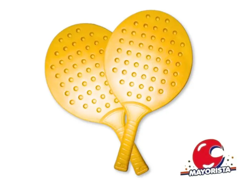 [7039] PALETAS DE PADDLE PLASTICO 40 CM EN RED (Z303) RECKO