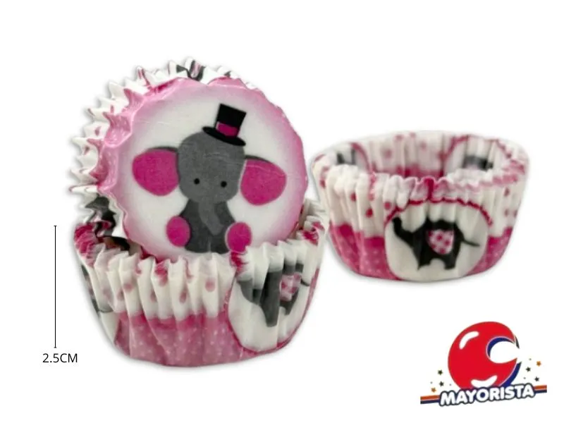 [1509] PIROTINES N 8 X 25 ELEFANTE ROSA (CONVIDA)