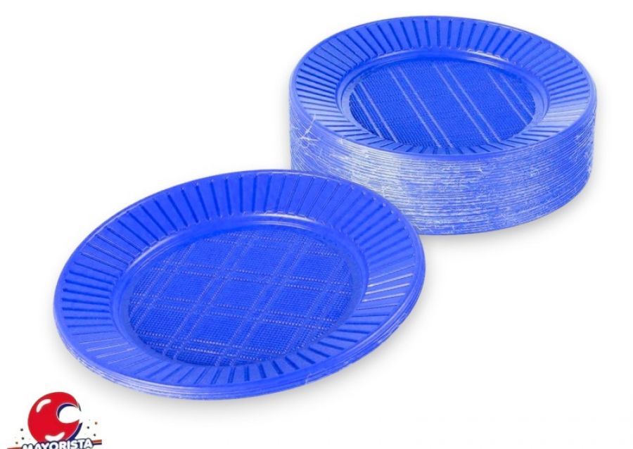 PLATOS CHICOS X 50 AZUL - PSA