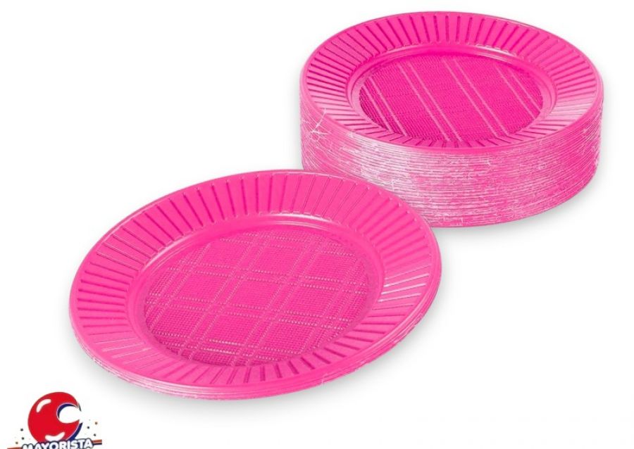 PLATOS CHICOS X 50 FUCSIA - PSA