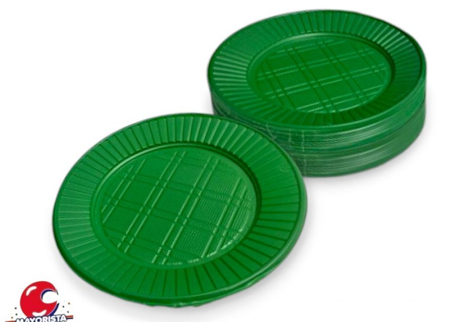 PLATOS CHICOS X 50 VERDE OSCURO - PSA