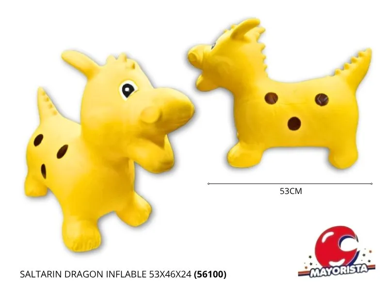 SALTARIN DRAGON INFLABLE 53X46X24 (56100) KADA