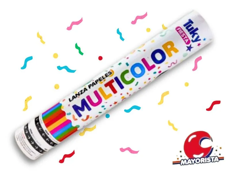 MORTERO 30 CM LANZA PAPELES MULTICOLOR - TUKY
