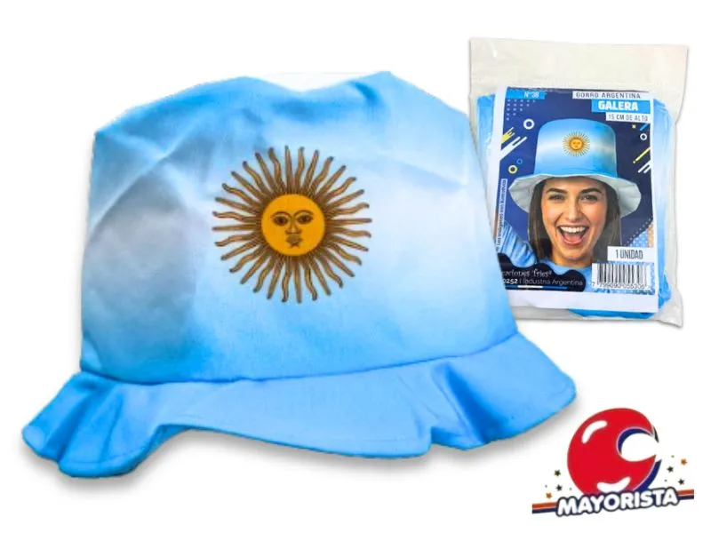 GORRO ARGENTINA GALERA N38 POLIESTER (10252) TRIES