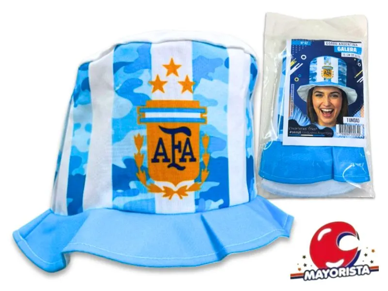 [7799090055344] GORRO ARGENTINA GALERA N42 POLIESTER (10256) TRIES