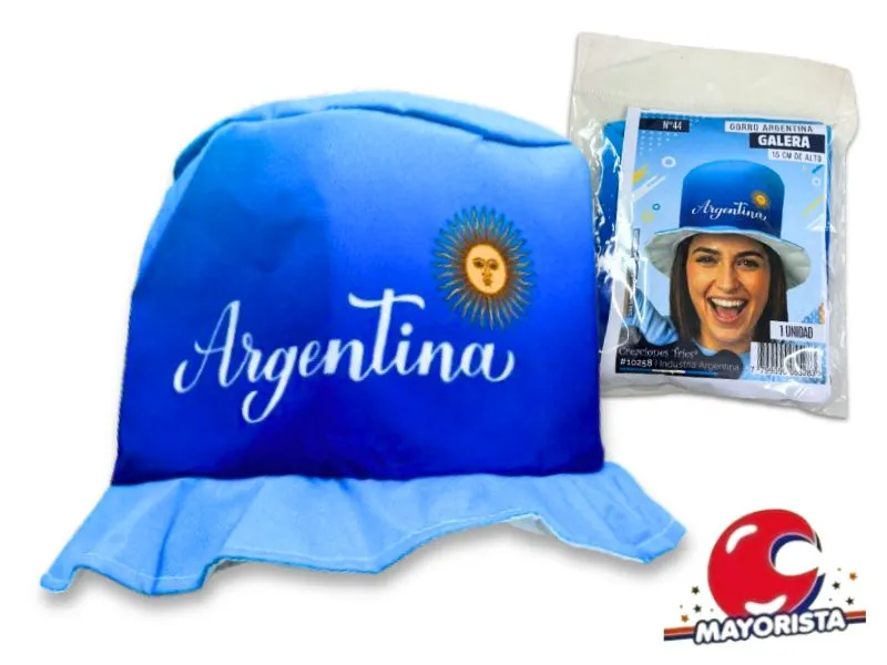 GORRO ARGENTINA GALERA N44 POLIESTER (10258) TRIES