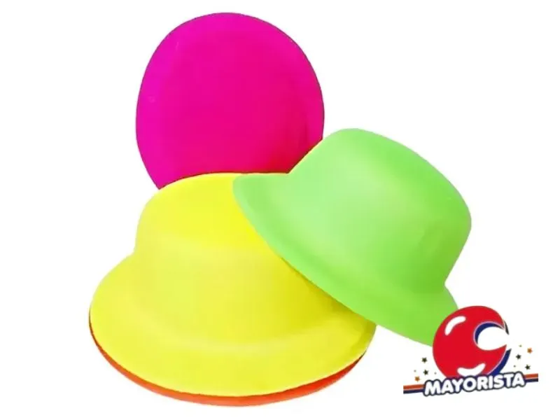 [8034107005707] SOMBRERO BOMBIN FLUO LISO (YJ0697/ILC-Y201) LCOST
