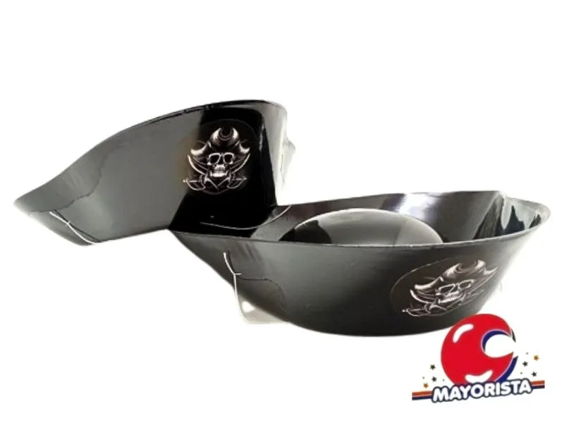 [2910] SOMBRERO PLASTICO PIRATA (1375) TRIGGER PACK