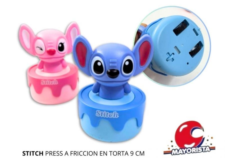 STITCH PRESS A FRICCION EN TORTA 9 CM - SOL