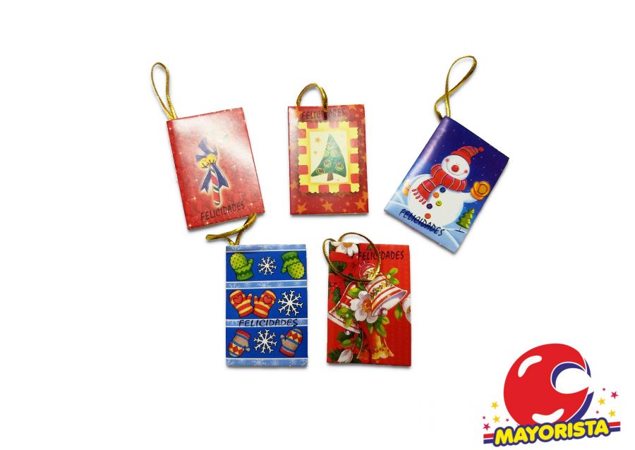 TARJETITAS MINI NAVIDAD X 5 (SX-06-A054)