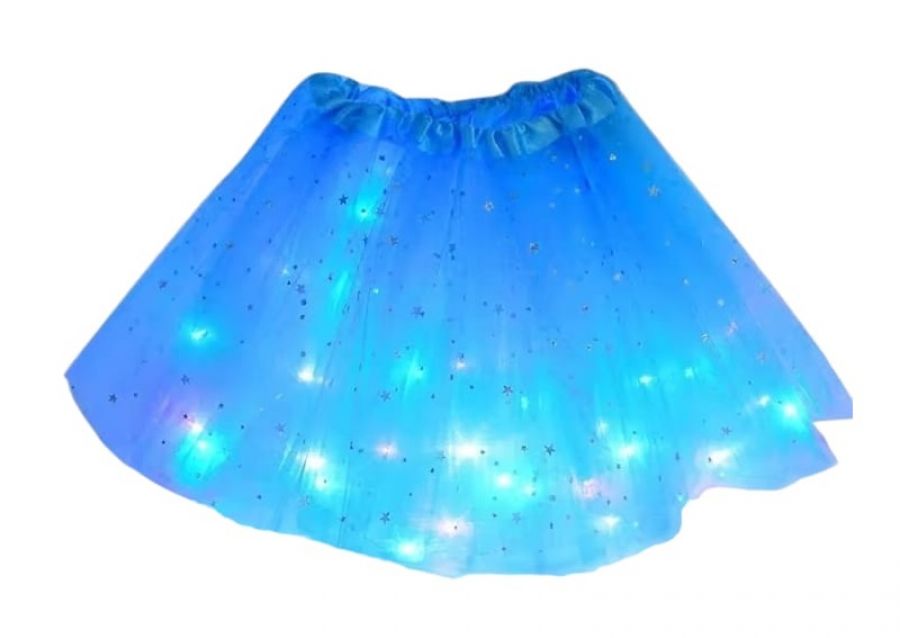 TUTU CON LUZ CELESTE (YJ0730) YJ IMPORT