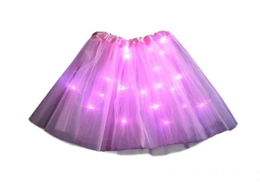 TUTU CON LUZ ROSA (YJ0730) YJ IMPORT