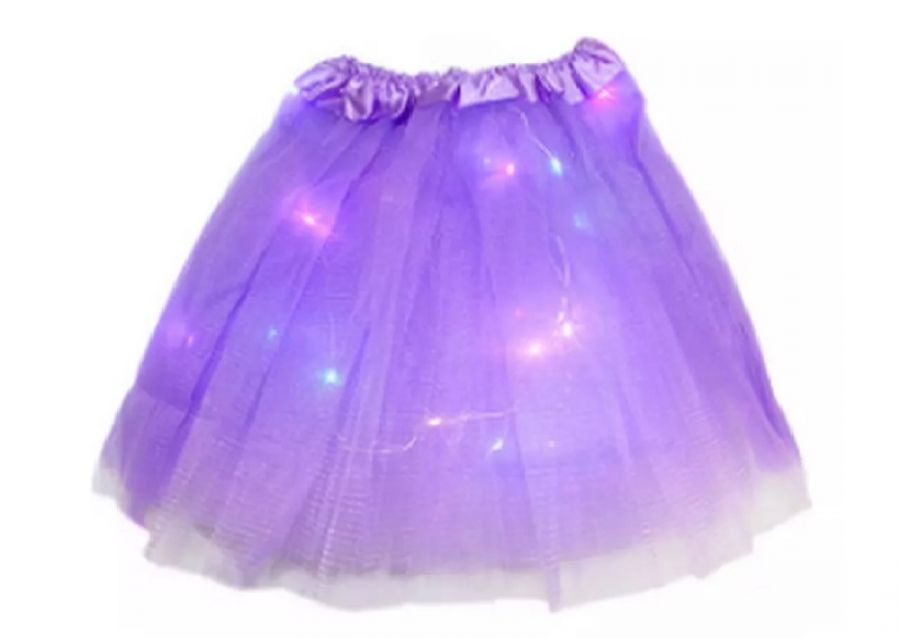 TUTU CON LUZ VIOLETA (YJ0730) YJ IMPORT