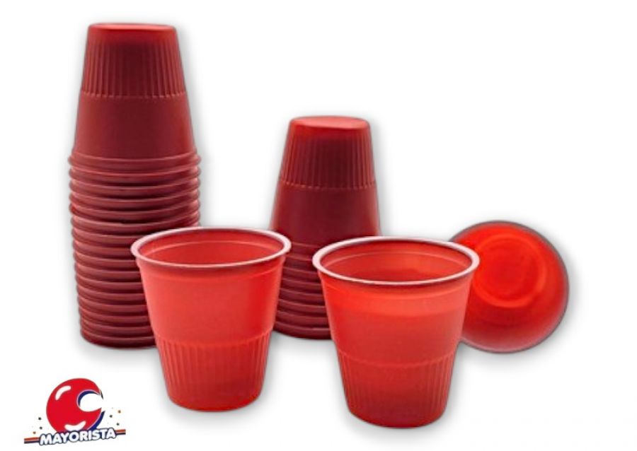 VASOS 70 CC X 50 SHOT ROJOS - PSA
