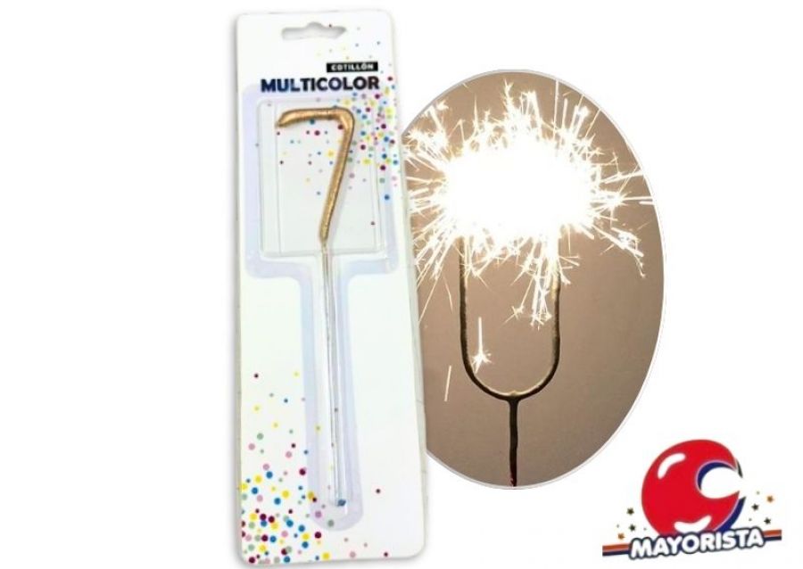 VELA SPARKLE N 7 DORADA (13677DR) CADENACI