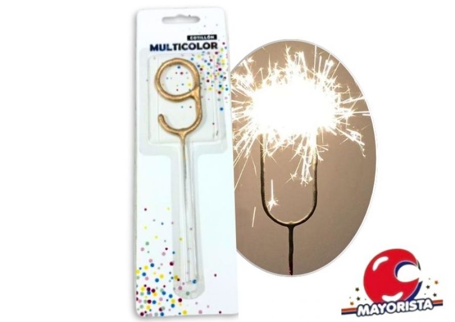 VELA SPARKLE N 9 DORADA (13679DR) CADENACI