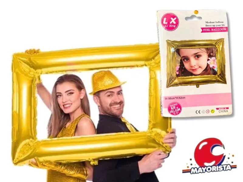 [7006] GLOBO MYLAR SELFIE DORADO 98X82 (101048) CHG