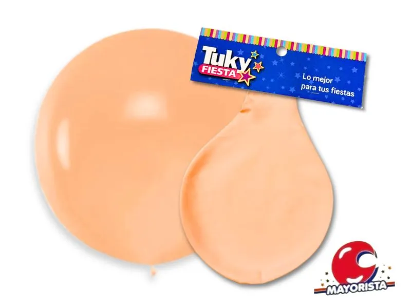 [7790391364289] GLOBO PINATA MEGA X1 VINTAGE DURAZNO - TUKY
