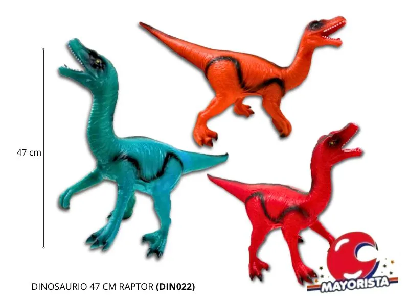 DINOSAURIO 47 CM RAPTOR (DIN022) CABADIN