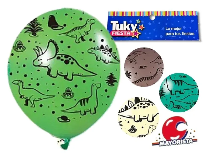 [9552] GLOBO PINATA SUPER DINOSAURIOS - TUKY