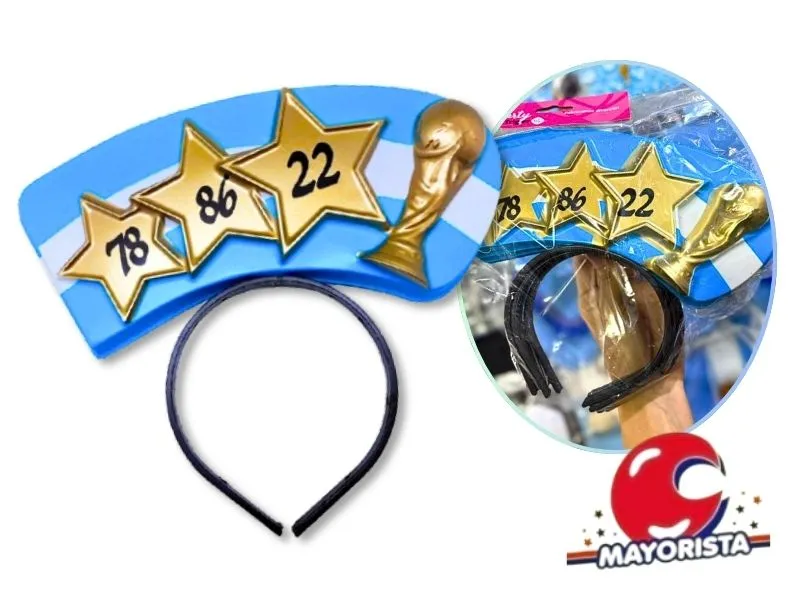 [371876150440] VINCHA PLASTICA ARGENTINA CAMPEON (5044AR) TRIGGER PACK