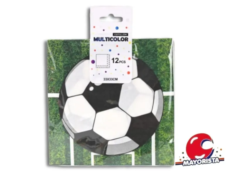 [2025090128333] SERVILLETAS X 12 FUTBOL 33X33 (8001) CADENACI