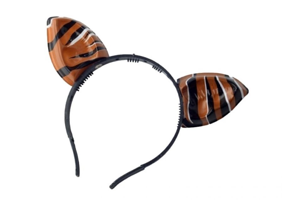VINCHA PLASTICA OREJAS TIGRE (5011) TRIGGER PACK
