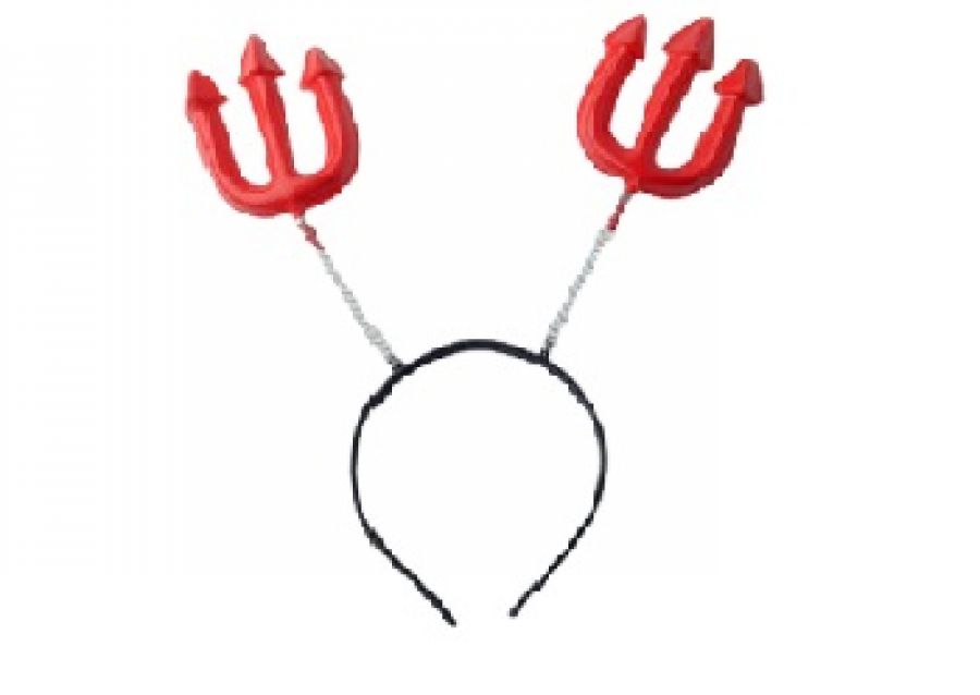 VINCHA RESORTE PLASTICA TRIDENTE (5518) TRIGGER PACK