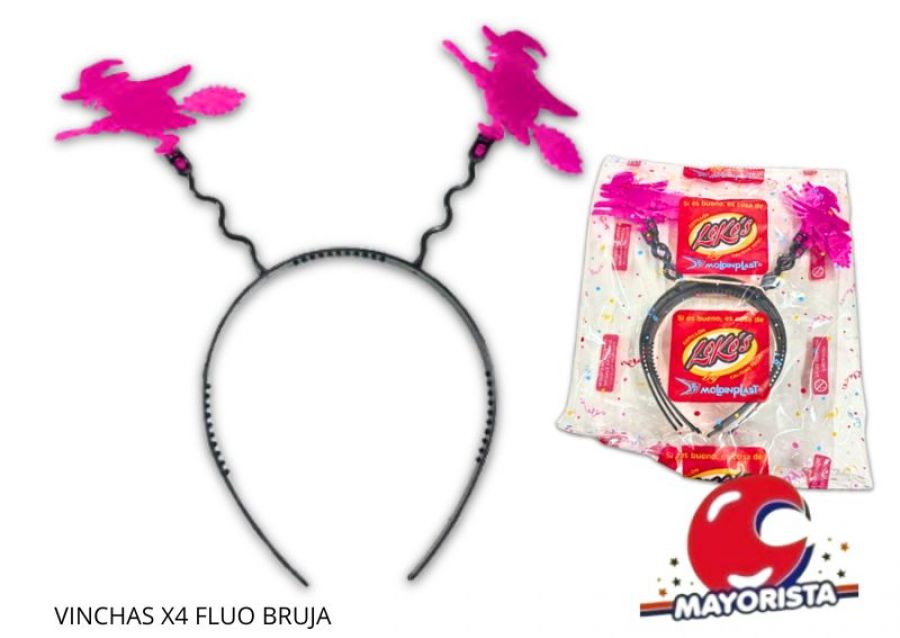 VINCHAS X4 FLUO BRUJA LOKOS - MOLDIN PLAST