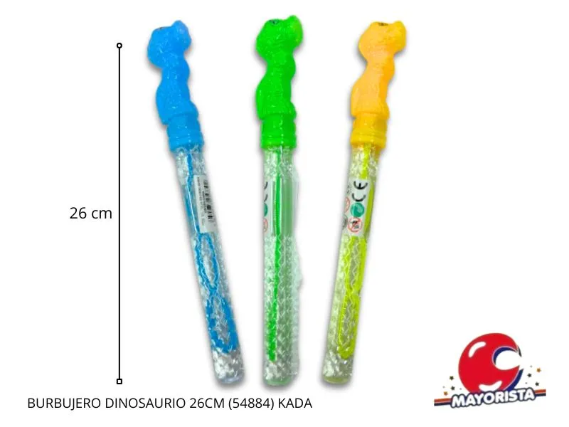 [7450077057392] BURBUJERO DINOSAURIO 26CM (54884) KADA
