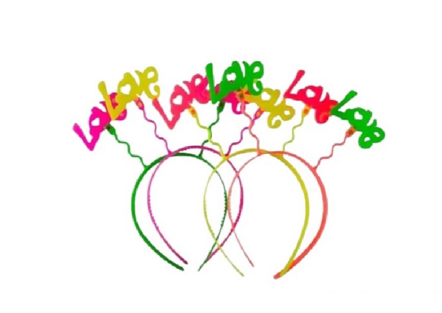 [1287] VINCHAS X4 FLUO LOVE LOKOS - MOLDIN PLAST