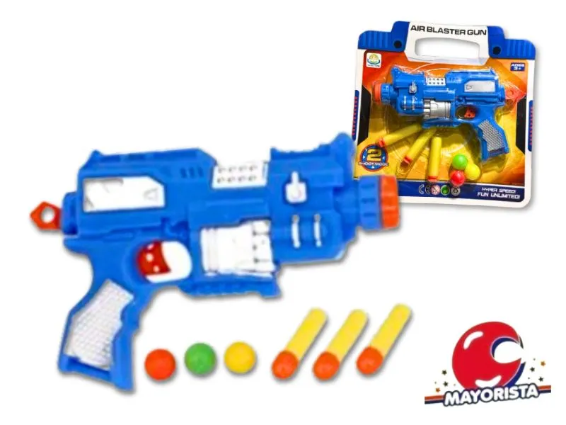 [7450077065489] PISTOLA LANZA DARDOS BLISTER 23X23 (50935) KADA
