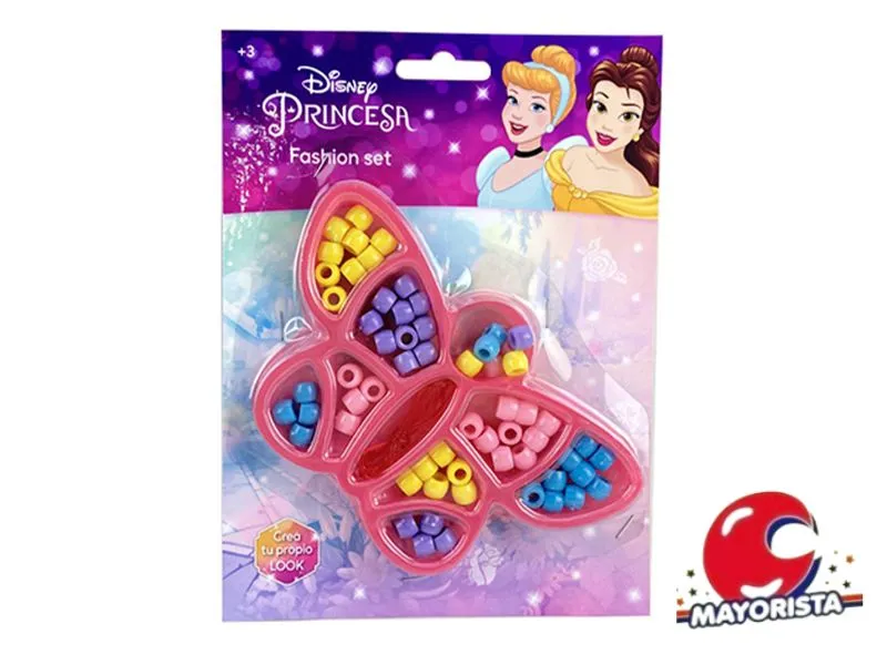 [7450077127361] SET DE BIJOU MARIPOSA PRINCESAS BLISTER 19X14 (52880) KADA