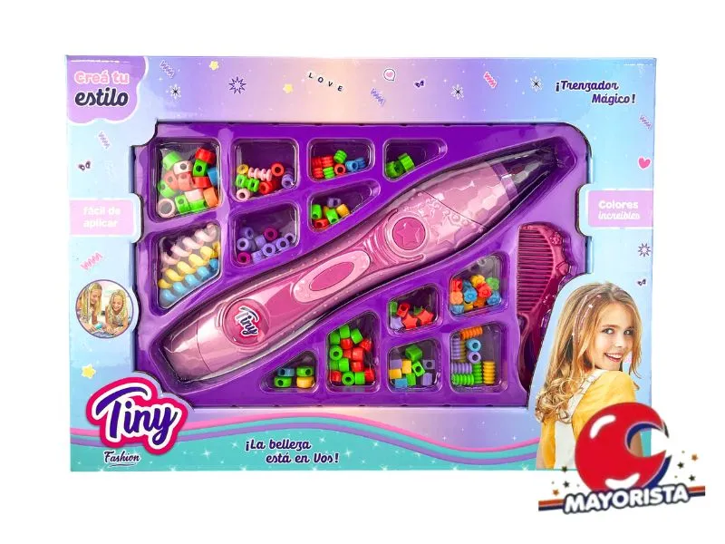 [7453077234404] SET DE BIJOUTERIE C/TRENZADOR TINY CAJA 35X25 (56777) KADA
