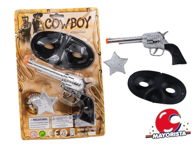 SET DE COWBOY 3 PCS BLISTER 29X18 (52662) KADA