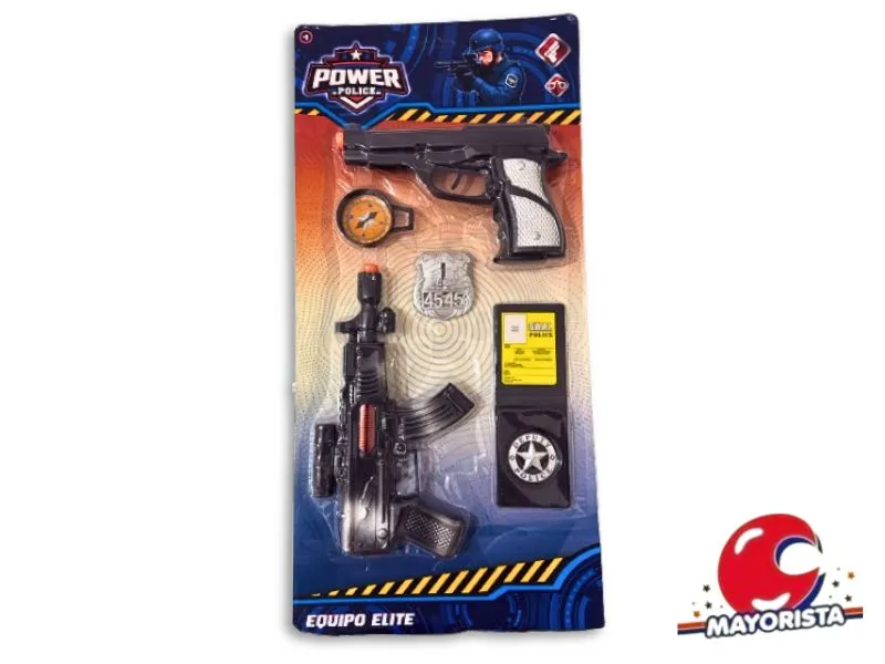 SET DE POLICIA 5 PCS BLISTER 52X25 (53379) KADA