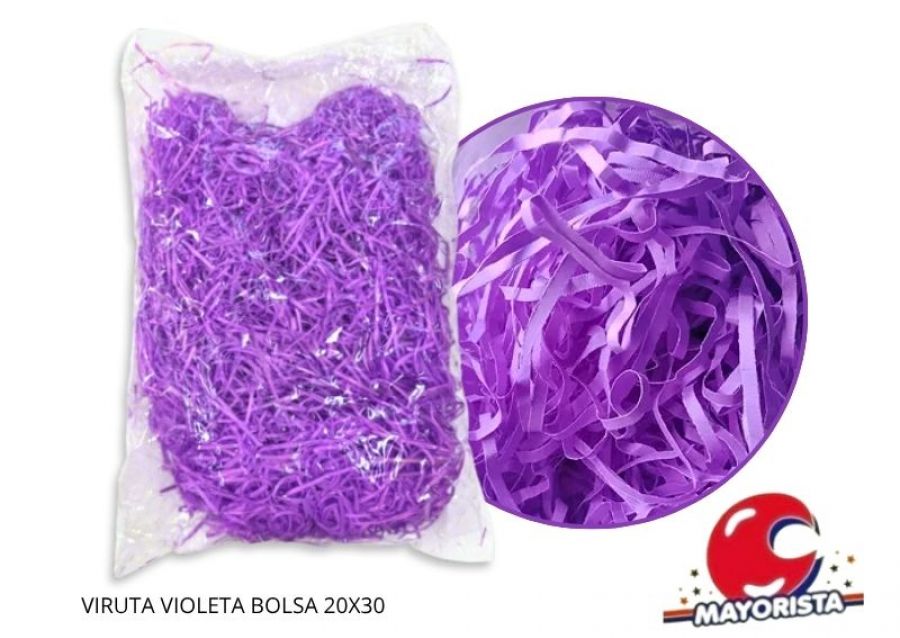VIRUTA VIOLETA BOLSA 20X30 - LCOST
