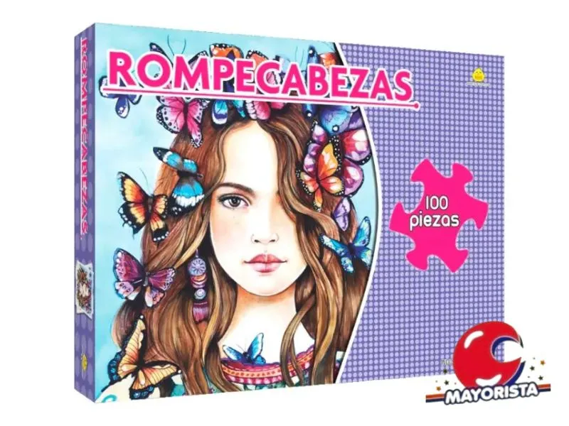 ROMPECABEZAS 100 PCS MARIPOSAS (86Y) YUYU