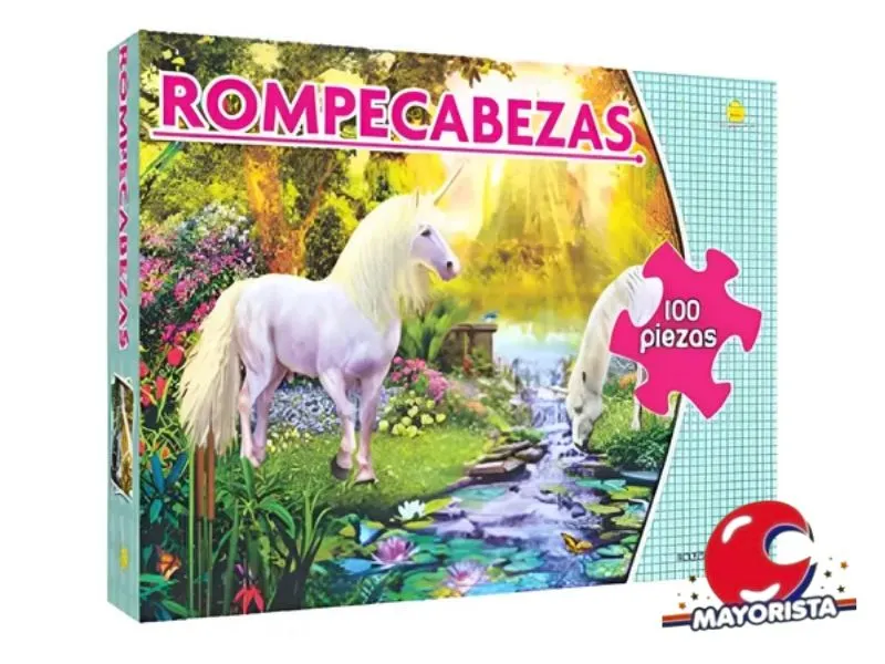 ROMPECABEZAS 100 PCS UNICORNIOS (117Y) YUYU