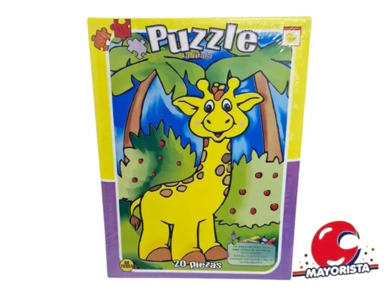 ROMPECABEZAS 20 PCS JIRAFA (313Y) YUYU