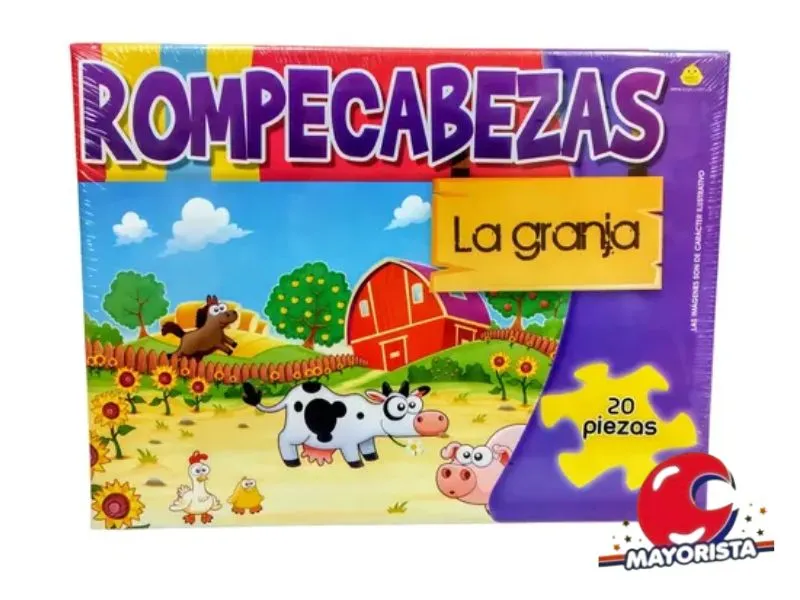 ROMPECABEZAS 20 PCS LA GRANJA (312Y) YUYU