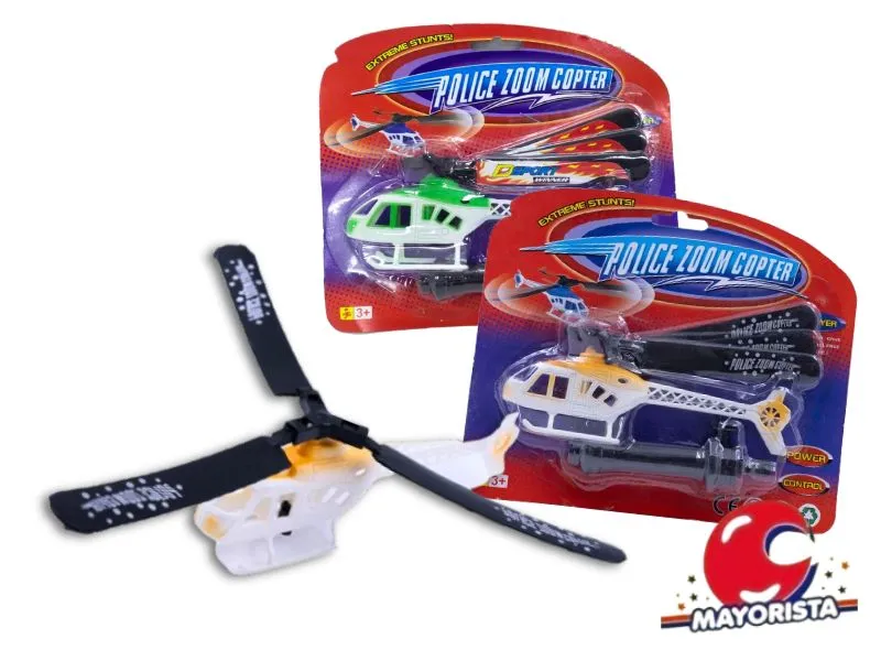 [7453077223521] HELICOPTERO C/LANZADOR BLISTER 20X17 (50301) KADA