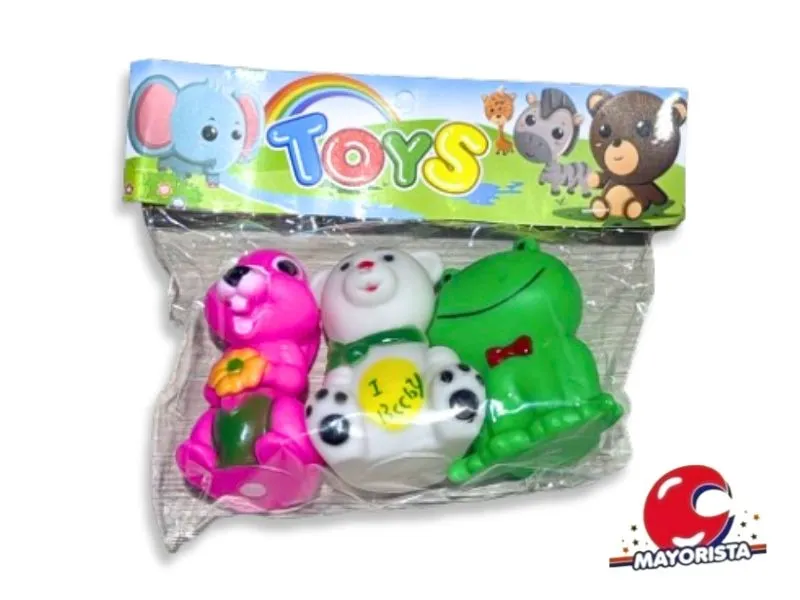 CHIFLES ANIMALITOS X 3 BOLSA 16X18 (SD18506) BERKMA