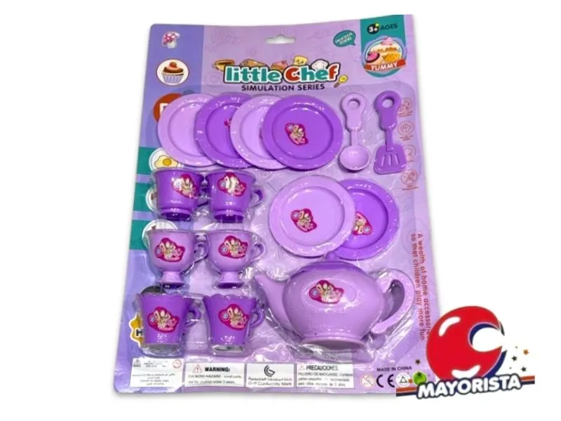 SET DE TE 15 PCS EN BLISTER 44X30 (6122-1) BERKMA